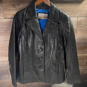 Wilsons Leather Maxima Ladies Waist Jacket, Size Medium, Black